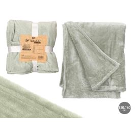 Manta Sedalina Verde 130X160Cm Giftdecor (8 Unidades) Precio: 43.99000012. SKU: B1FGSS3YBR