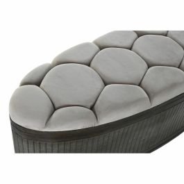 DKD Home Decor Descalzadora Loft, Banco Recibidor con Asiento Beige y Estructura Marrón Oscuro de Metal y Poliéster, 121x44x47.5 cm DKD Home Decor Descalzadora Loft, Banco Recibidor con Asiento Beige y Estructura Marrón Oscuro de Metal y Poliéster, 121x44x47.5 cm