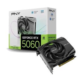 PNY Tarjeta Gráfica GeForce RTX 5060 8GB GDDR7 Single Fan - Arquitectura NVIDIA Blackwell, 8 GB, PCIe 5.0, DisplayPort 2.1, HDMI 2.1, Gaming 1440p/4K Precio: 394.50000018. SKU: B1DSRGZYTA