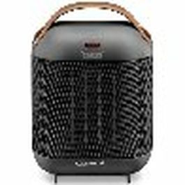 Delonghi HFX30C18 Calentador de Ventilador Cerámico 1800W, 2 Potencias, Función Verano, Termostato, Antivuelco, Gris