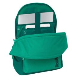 Mochila Safta Doble Para Portatil 15,6-' + Usb Resistente Al Agua Real Betis 440x310x180 mm Mochila Safta Doble Para Portatil 15,6-' + Usb Resistente Al Agua Real Betis 440x310x180 mm