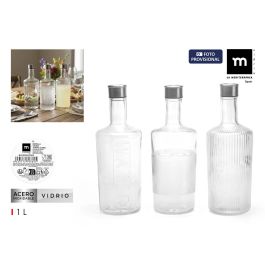 La Mediterranea Botella de Vidrio Transparente 1L, 3 Surtidos, 10x10x27.2 cm Precio: 25.69000005. SKU: B18RAW527K