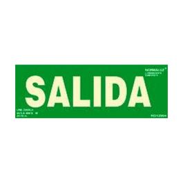 Archivo 2000 Pack de 2 Señales "Salida" 300x105 PVC Verde