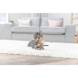 Juguete para gatos Trixie Beige Poliéster Madera Corazón