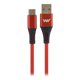 TNB WAY - Cable de carga y sincronización USB/USB-C de 2 m - Rojo Precio: 5.89000049. SKU: B1538YXXBP