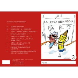 Cuaderno Rebost (Cas.) La Letra Bien Hecha Mayusculas Nº 3 (Set de 5) Precio: 7.7900004. SKU: B17AEC4389