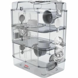 Zolux ZOL3336022060225 Jaula Rody3 Trio de 3 niveles para hámsteres, ratones y jerbos - L 41 x P 27 x H 53 cm - Blanco