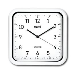 SAMI Reloj de Pared Cuadrado 30 cm Blanco - Decoración de Pared Precio: 12.59000039. SKU: B1G9Z8VL5B