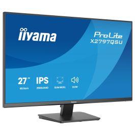 iiyama ProLite X2797QSU-B1 Monitor Gaming 27" QHD 2560x1440 IPS, 75Hz, 1ms, AMD FreeSync, Altavoces, USB-C, HDMI, DisplayPort, Negro