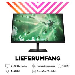 HP Monitor 780H4E9 780H4E9#ABB, 27 Pulgadas, Negro