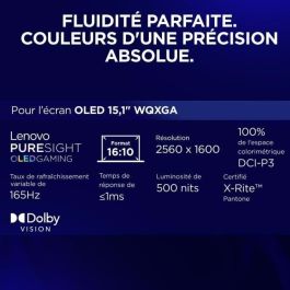 Lenovo 83LY0005FR Portátil Legion 5 15IRX10 Gaming - i7-13650HX, RTX 5060 115W, 32GB RAM, 512GB SSD, OLED WQXGA 15.1"