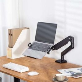 AISENS - SOPORTE UNIVERSAL PARA PORTATIL DE 12-17 PARA EL MONTAJE EN UN SOPORTE DE MONITOR, NEGRO