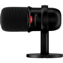 HyperX SoloCast Micrófono USB Condensador, Patrón Cardioide, Sensor Tap-to-Mute, para Streamers y Creadores, Negro