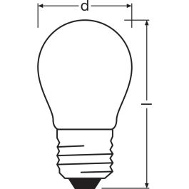 [LVE-4099854067631] Ledvance/Osram Bombilla LED "Classic" E27 2,8W 250Lm 2700K 320º IP20 Regulable - Blanco Muy Cálido