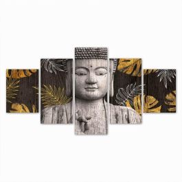DKD Home Decor Cuadro Oriental Negro Gris Lienzo Pino 2 x 80 x 150 cm Set de 5 Precio: 31.69000043. SKU: B1DQA5AAJ7