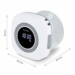 Medion MED1737362723132 Radio de Ducha FM Bluetooth IPX6 con Soporte de Ventosa, Blanco