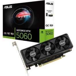 ASUS Tarjeta Gráfica GeForce RTX 5060 OC 8GB GDDR7 128-bit 2xHDMI 1xDP LP BRK