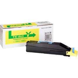 Kyocera TK865Y Toner Original Amarillo para Copiadora Taskalfa 200ci / 300ci - Rendimiento 12.000 Páginas