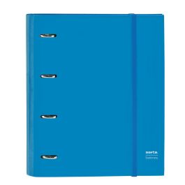 Safta Carpesano Escolar 4 Anillas 35mm con Recambio Azul (27x32x3,5 cm) - Modelos Surtidos