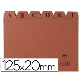 Mariola Índice Para Ficheros A-Z 200x120 Cartón Cuero Precio: 3.95000023. SKU: BIX03815