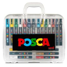 POSCA Marcadores de Pintura No Permanente, Punta Cónica (PC-1M, PC-3M, PC-5M), Maletín 20 Colores Surtidos Precio: 48.89000039. SKU: B1HK7K7S7E