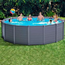 Piscina graphite gray panel d478x124 cm(c/bomba aren Piscina graphite gray panel d478x124 cm(c/bomba aren