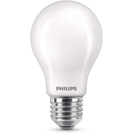 Philips Bombilla LED Equivalente 60 W E27 Blanco cálido no regulable, vidrio, juego de 2