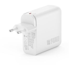4smarts Cargador GaN Flex Pro 140W con 3 puertos USB-C, blanco