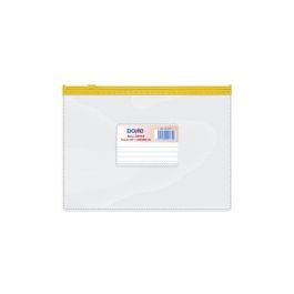 Dosier Sobre Dohe Zipper A5 Apaisado Pvc Transparente/Amarillo (Set de 24) Precio: 23.50000048. SKU: BIX99475