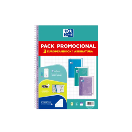 Oxford Cuaderno Europeanbook 1 Touch Write&Erase A4 80 Hojas, Tapa Extradura, Cuadrícula 5x5, Pack 3 Unidades Precio: 10.50000006. SKU: B1BG2XKJSE