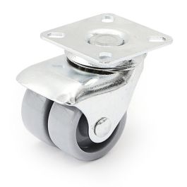 Q&Q Rueda Giratoria Aro Doble de Plástico Ø30mm Zincado para Muebles Precio: 1.79000019. SKU: B122WXX5KW