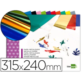 Liderpapel Bloc Trabajos Manuales Papel Metalizado 240x315mm 10 Hojas Colores Surtidos Precio: 1.5900005. SKU: B1FARK65XJ