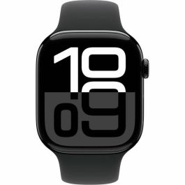 Apple Watch Series 10 GPS - 46 mm - Caja Aluminio Negro Azabache - Correa Deportiva Negra M/L