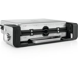 WMF 0415110011 Kontaktgrill Lono 2en1. Parrilla y plancha de contacto 2100W, antiadherente, acero inoxidable