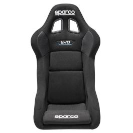 Sparco S008007RNR Asiento Evo QRT FIA 8855-1999 Homologado antideslizante con cojín dividido y fijación lateral 290mm para competición Sparco S008007RNR Asiento Evo QRT FIA 8855-1999 Homologado antideslizante con cojín dividido y fijación lateral 290mm para competición