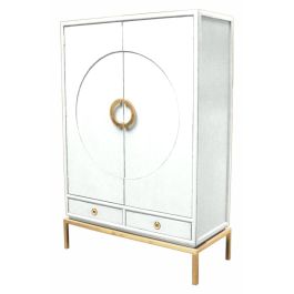 DKD Home Decor Armario Oriental Kamakura Blanco Dorado 120 x 50 x 175 cm Álamo Metal Precio: 919.59000056. SKU: B1DCMKJ5MG
