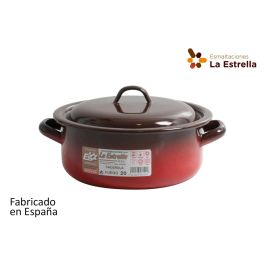 Cacerola Esmaltada con Tapa 20 cm - 2.5L Fuego - La Estrella (6 Unidades) Precio: 89.88999976. SKU: B1KKTHC3DP