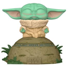 Funko Pop Deluxe Star Wars The Child Usando la Fuerza - El Mandaloriano, Vinilo 15cm