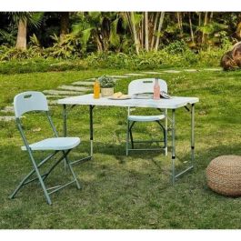 Mesa Plegable de 120 cm para 4 Personas, uso Interior y Exterior. Tubos de Acero con Recubrimiento en Polvo Ø 25x1mm. Soporta 110 kg, Ligera. Mesa Plegable de 120 cm para 4 Personas, uso Interior y Exterior. Tubos de Acero con Recubrimiento en Polvo Ø 25x1mm. Soporta 110 kg, Ligera.