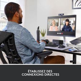 Logitech Brio 500 Webcam Full HD 1080p Grafito con Tapa de Privacidad Integrada y Rightlight 4