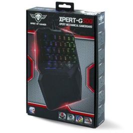 TECLADO GAMING MECÁNICO SPIRIT OF GAMER XPERT-G500 - PARA UNA SOLA MANO - 29 TECLAS - SWITCHES MECÁNICOS OUTEMU RED - RETROILUMINADO