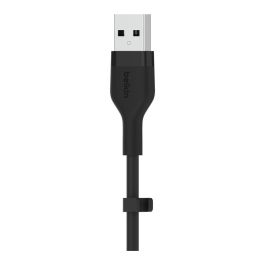 Belkin CAA008BT1MBK Cable USB-A a Lightning Silicona Clip 1m Negro