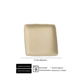 Io Crema Plato 21X21 Cm (6 Unidades) Io Crema Plato 21X21 Cm (6 Unidades)