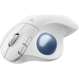Logitech M575S Ratón Ergonómico Inalámbrico con Trackball Blanco