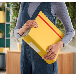 Leitz 10380019 Archivador Active Cosy 180° 80mm Amarillo