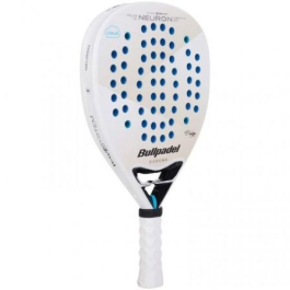 Bullpadel Pala de Pádel Neuron Cloud 2025 Fede Chingotto PAD NEU CL 25 - Blanca, Híbrida para Jugador Intensivo Defensa