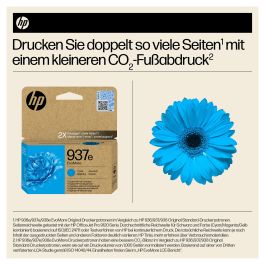 HP Tinta Cian Officejet Pro 9110, 9120, 9130, 9720, 9730 Nº937E Alta Capacidad XL