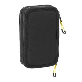 Estuche Escolar con Accesorios Munich Topo Negro 12.5 x 19.5 x 4 cm 29 Piezas