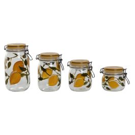 Bote Basicos DKD Home Decor Amarillo 11.3 x 21.7 x 11.3 cm Set de 4 Precio: 26.49999946. SKU: B14XT2JQQF