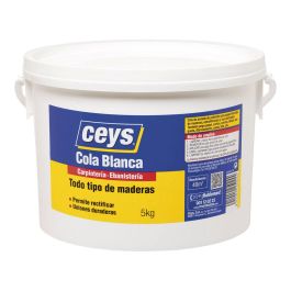 Ceys Cola blanca para madera bote 5 kg - Pegamento para maderas y derivados